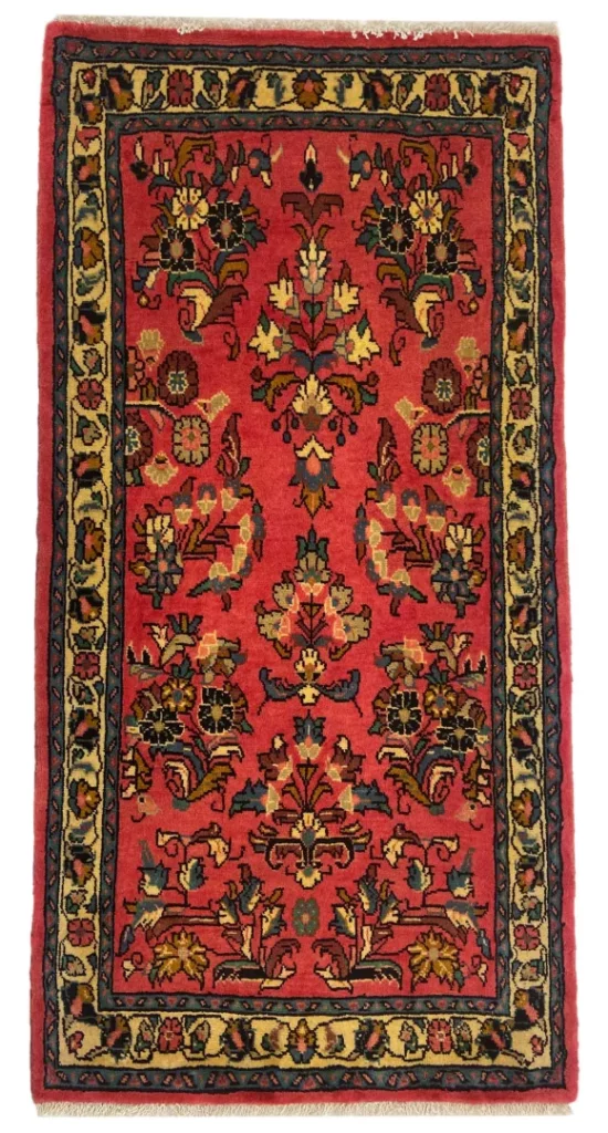 Persian Rug Sarouk 130 x 65 cm Hand-knotted