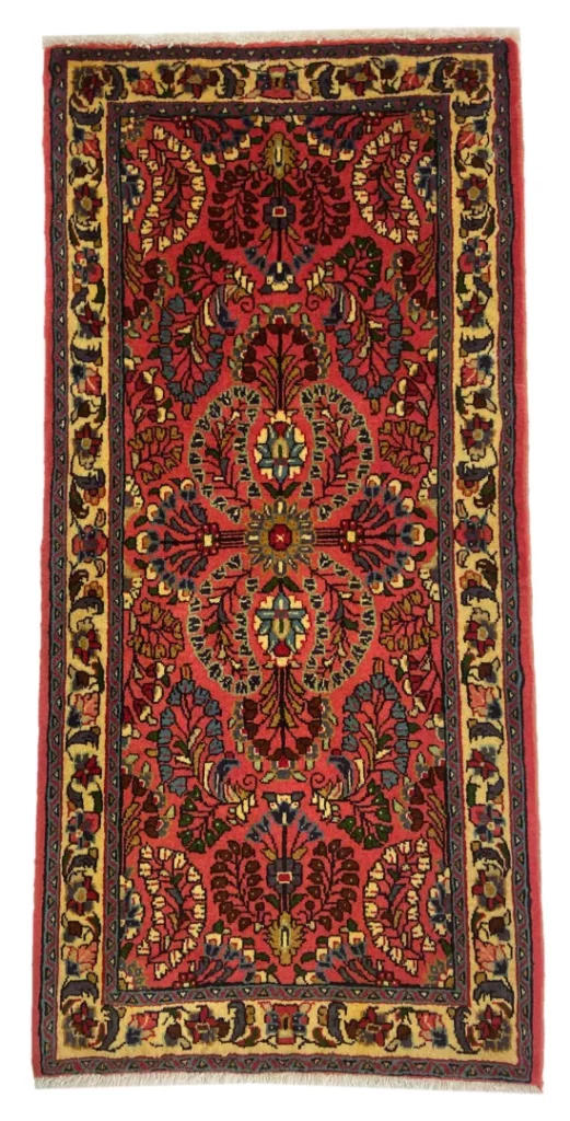 Persian Rug Sarouk 133 x 65 cm Hand-knotted