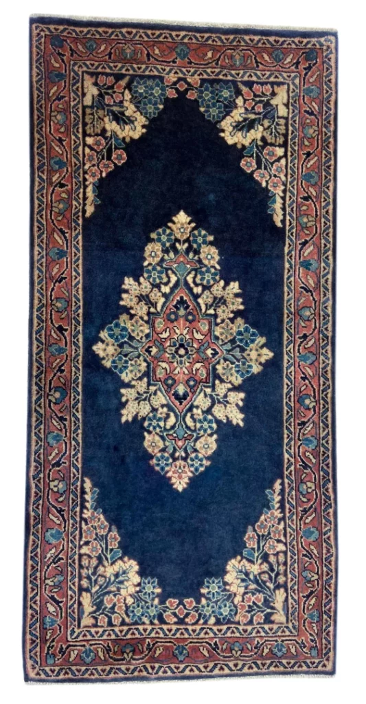 Persian Rug Sarouk Farahan 149 x 70 cm Hand-knotted