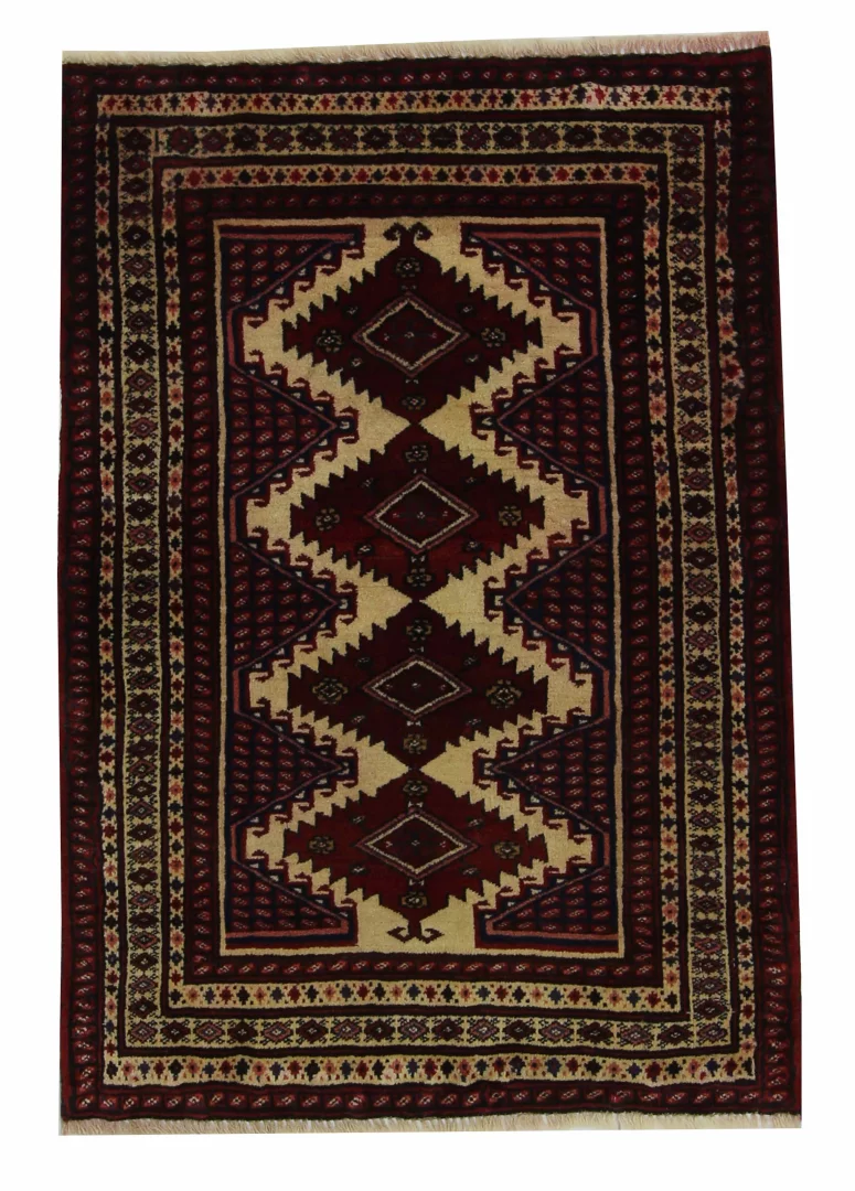 orientteppich-turkman-117-x-82-cm-200000-knoten-handgeknupft Persian Rug Turkmen 117 x 82 cm Wool Hand-knotted