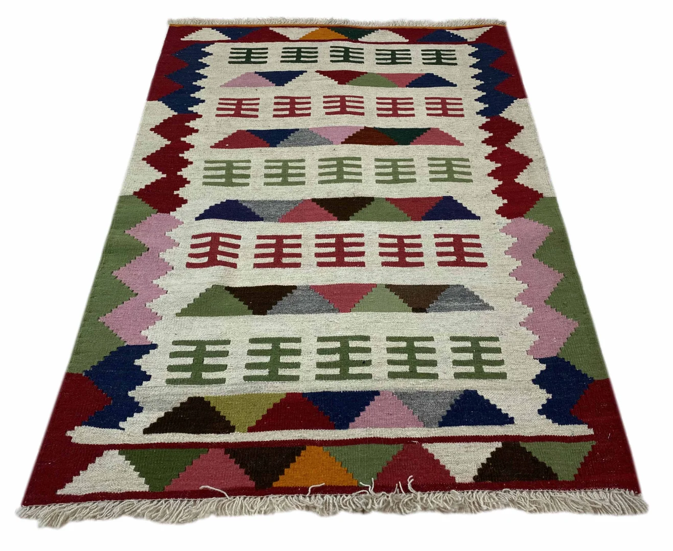 Oriental Rug 146 x 93 cm Fars Design Hand-woven