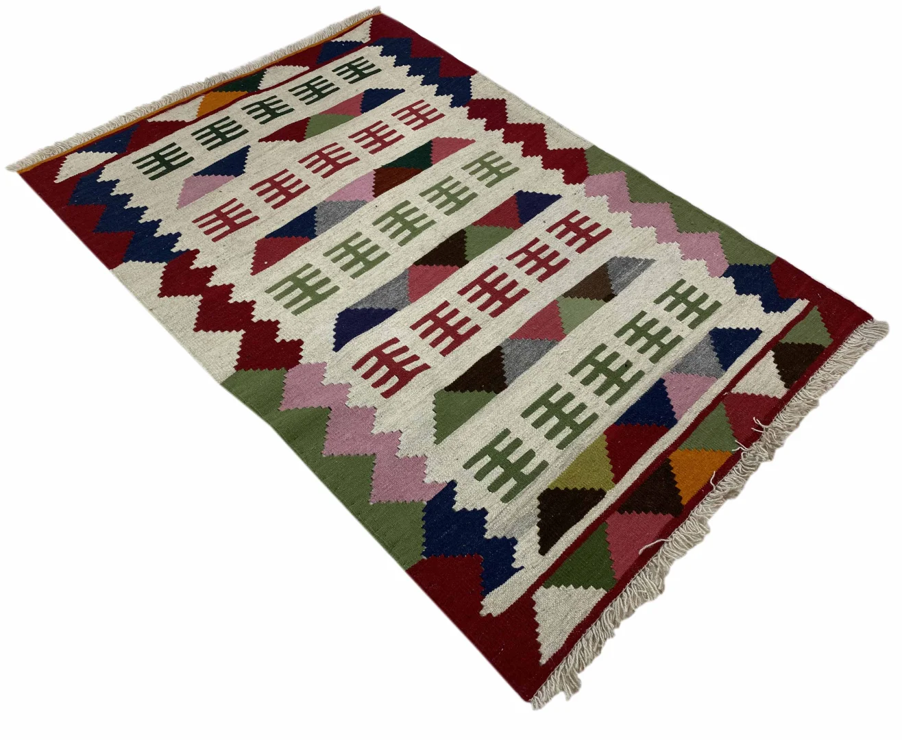 Oriental Rug 146 x 93 cm Fars Design Hand-woven