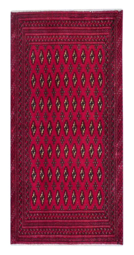 turkman-teppich-135-x-66-cm-200000-knoten-m-handgeknupft Persian Rug Turkmen 135 x 66 cm Wool Hand-knotted