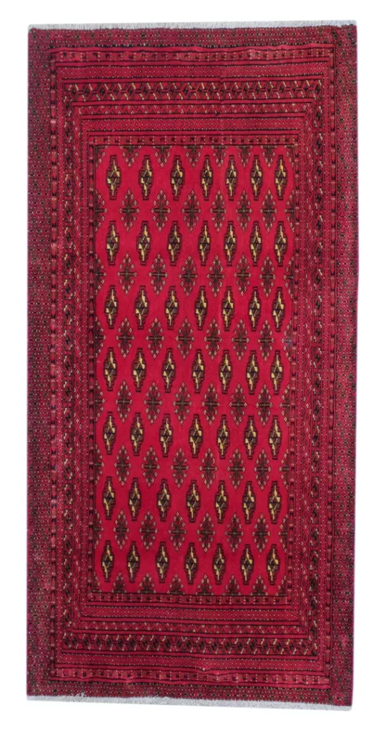 Persian Rug Turkmen 150 x 74 cm Wool Hand-knotted