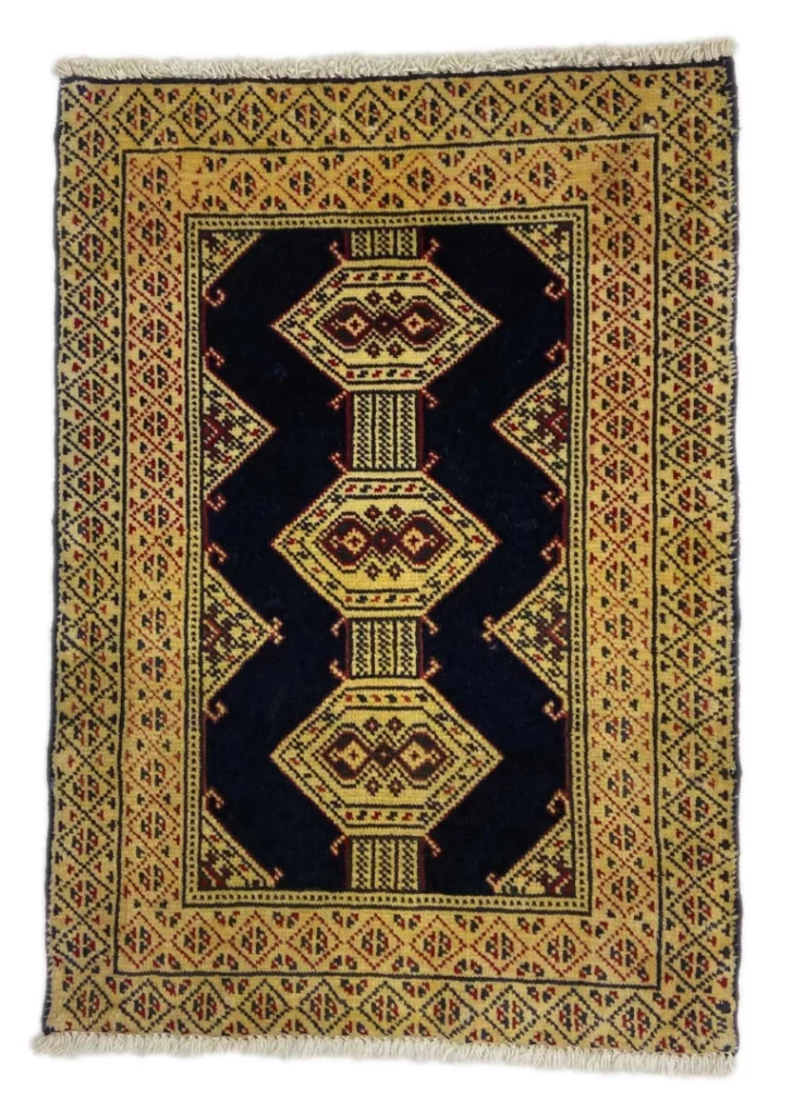 turkman-orientteppich-81-x-58-cm-200000-knoten-m-handgeknupft Persian Rug Turkmen 81 x 58 cm Wool Hand-knotted