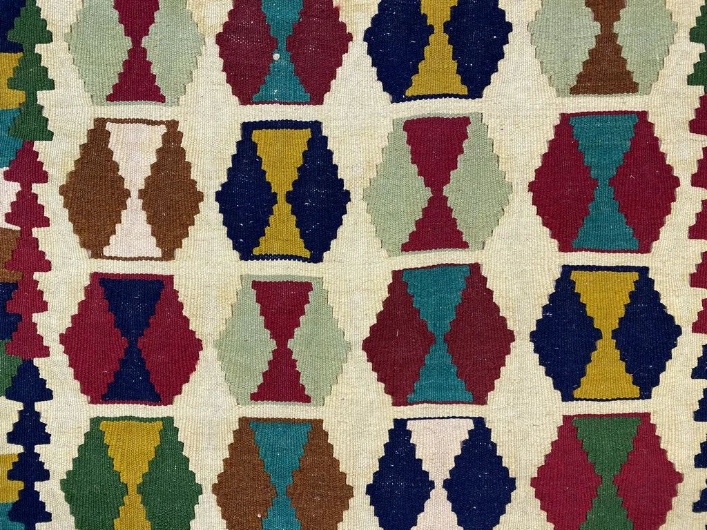 handgewebter-kelim-149-x-98-cm-fars-design-orientteppich-6 Oriental Rug Fars 149 x 98 cm Wool Hand-woven