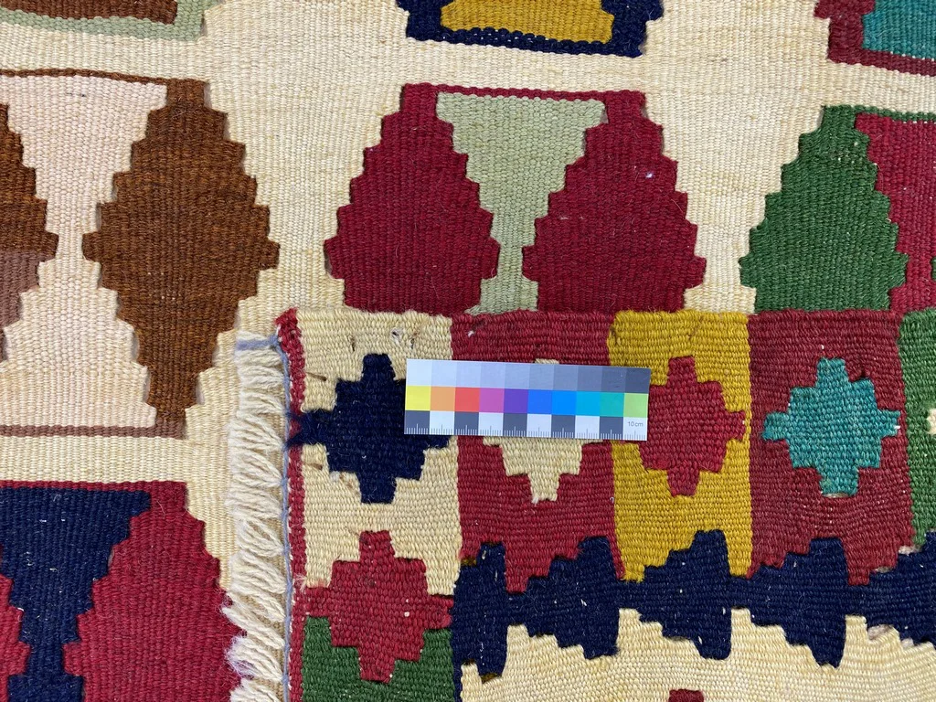 handgewebter-kelim-149-x-98-cm-fars-design-orientteppich-8 Oriental Rug Fars 149 x 98 cm Wool Hand-woven