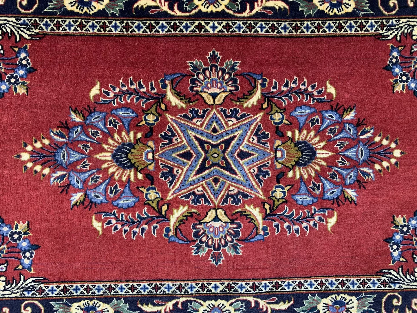 keshan-orientteppich-100x62-cm-100000-knoten-handgeknupft-4 Persian Rug Kashan 100 x 62 cm Wool Hand-knotted