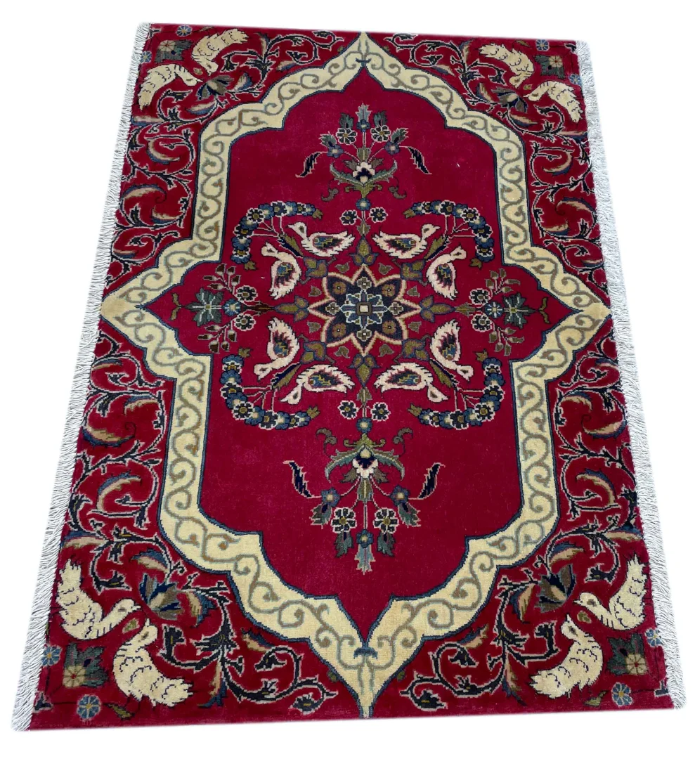 keshan-orientteppich-100x67-cm-150000-knoten-handgeknupft-fur-teppiche-1 Persian Rug Kashan 100 x 67 cm Wool Hand-knotted