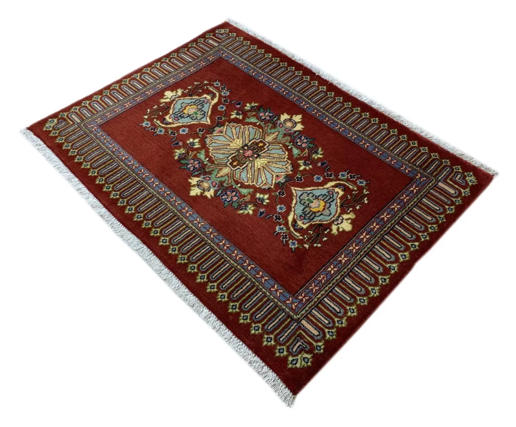 keshan-teppich-103-x-73-cm-hohe-knotendichte-handgeknupft-perserteppich-2 Persian Rug Kashan 103 x 73 cm Wool Hand-knotted