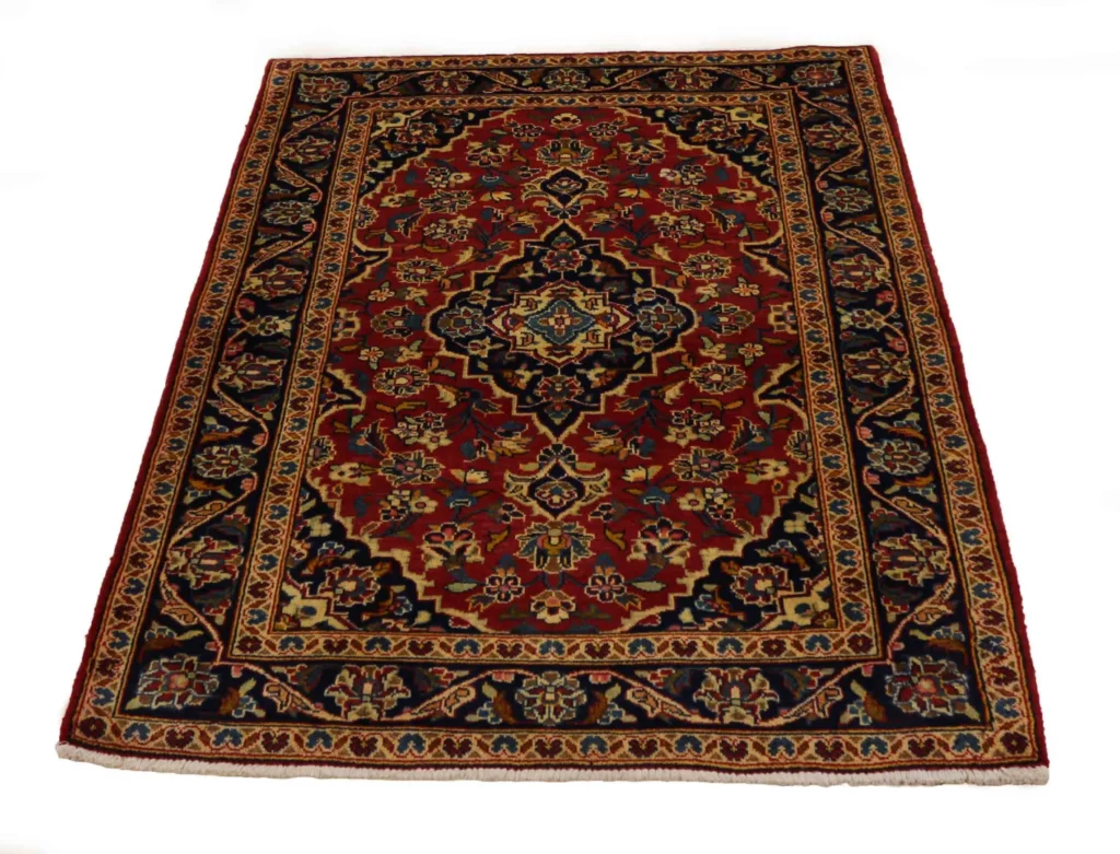 Persian Rug Kashan 136 x 100 cm Wool Hand-knotted
