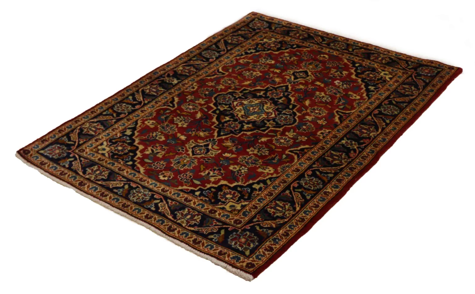Persian Rug Kashan 136 x 100 cm Wool Hand-knotted