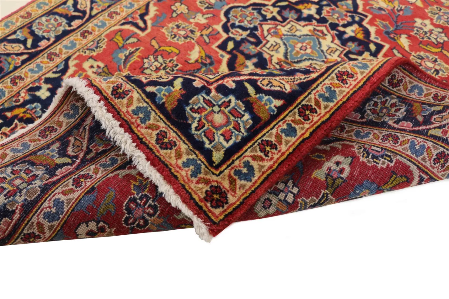 Persian Rug Kashan 136 x 100 cm Wool Hand-knotted