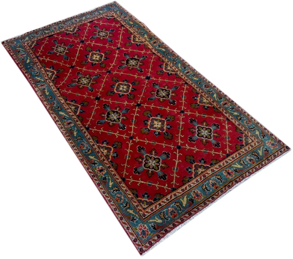 keshan-teppich-142x76-cm-150000-knoten-handgeknupft-orientteppich-2 Persian Rug Kashan 142 x 76 cm Wool Hand-knotted