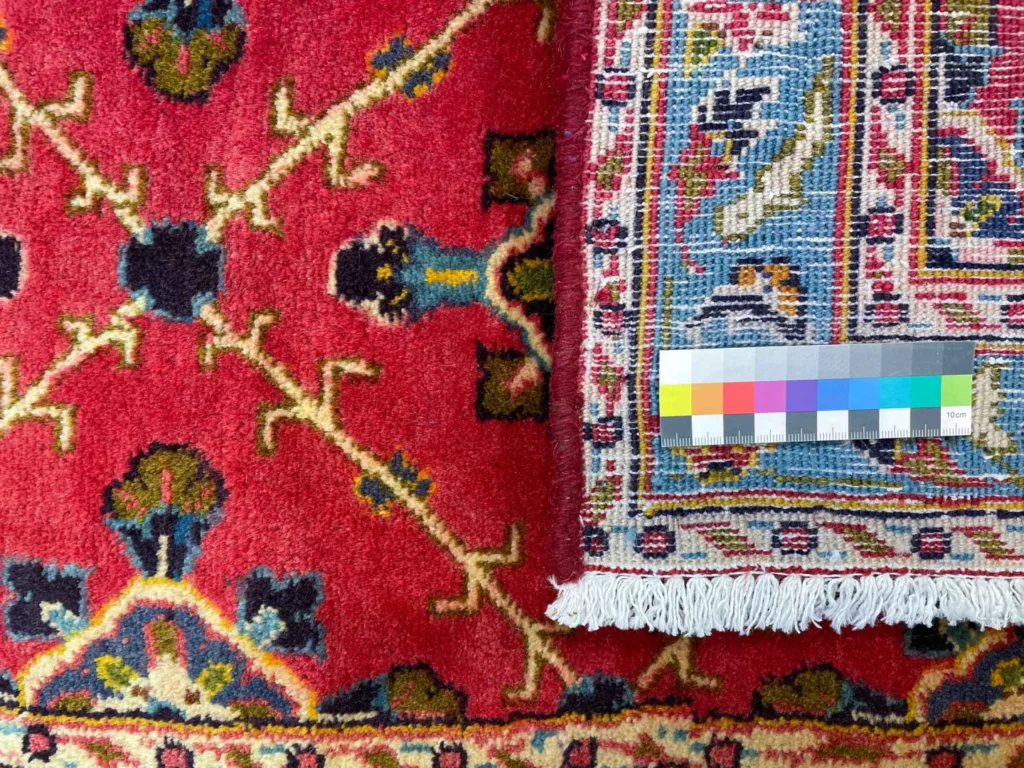 keshan-teppich-142x76-cm-150000-knoten-handgeknupft-orientteppich-3 Persian Rug Kashan 142 x 76 cm Wool Hand-knotted