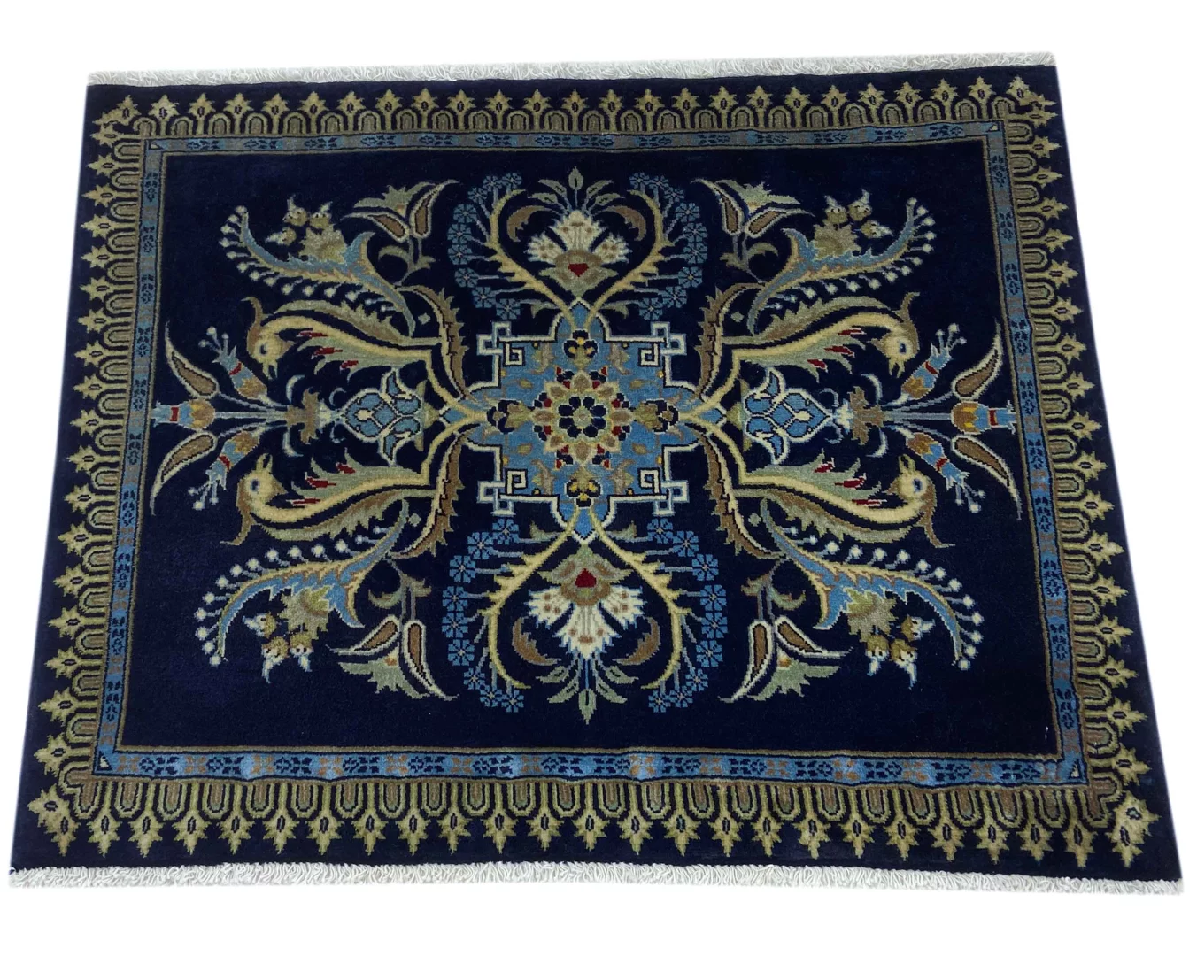 Persian Rug Kashan 63 x 80 cm Wool Hand-knotted