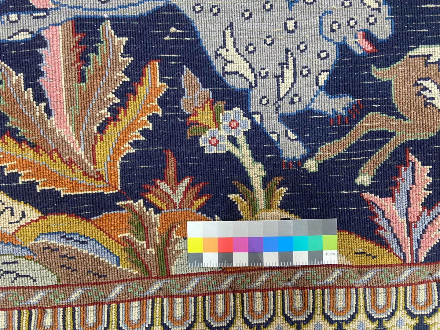 keshan-teppich-61-x-99-cm-150000-300000-knoten-handgeknupft-orientteppich-3 Persian Rug Kashan 61 x 99 cm Wool Hand-knotted