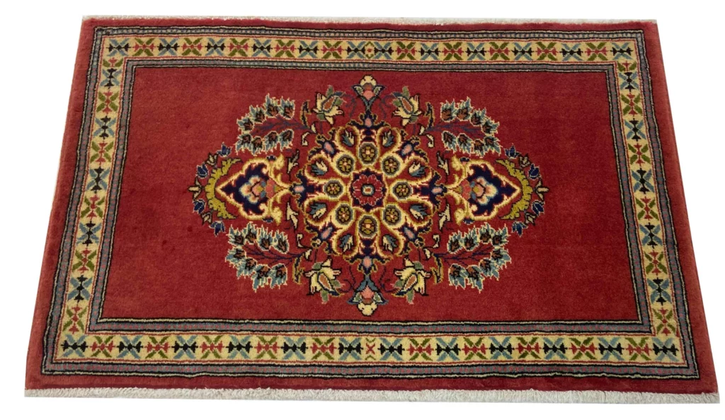 Persian Rug Kashan 64 x 102 cm Wool Hand-knotted