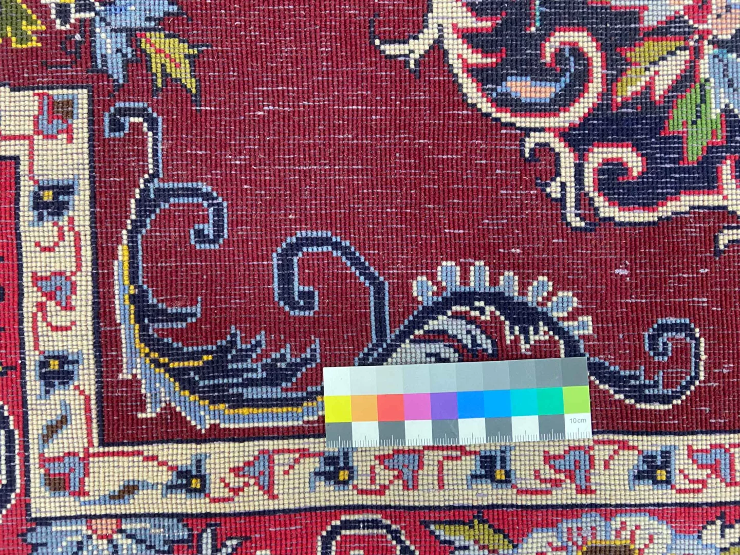 keshan-teppich-70-x-103-cm-150000-300000-knoten-handgeknupft-3 Persian Rug Kashan 70 x 103 cm Wool Hand-knotted