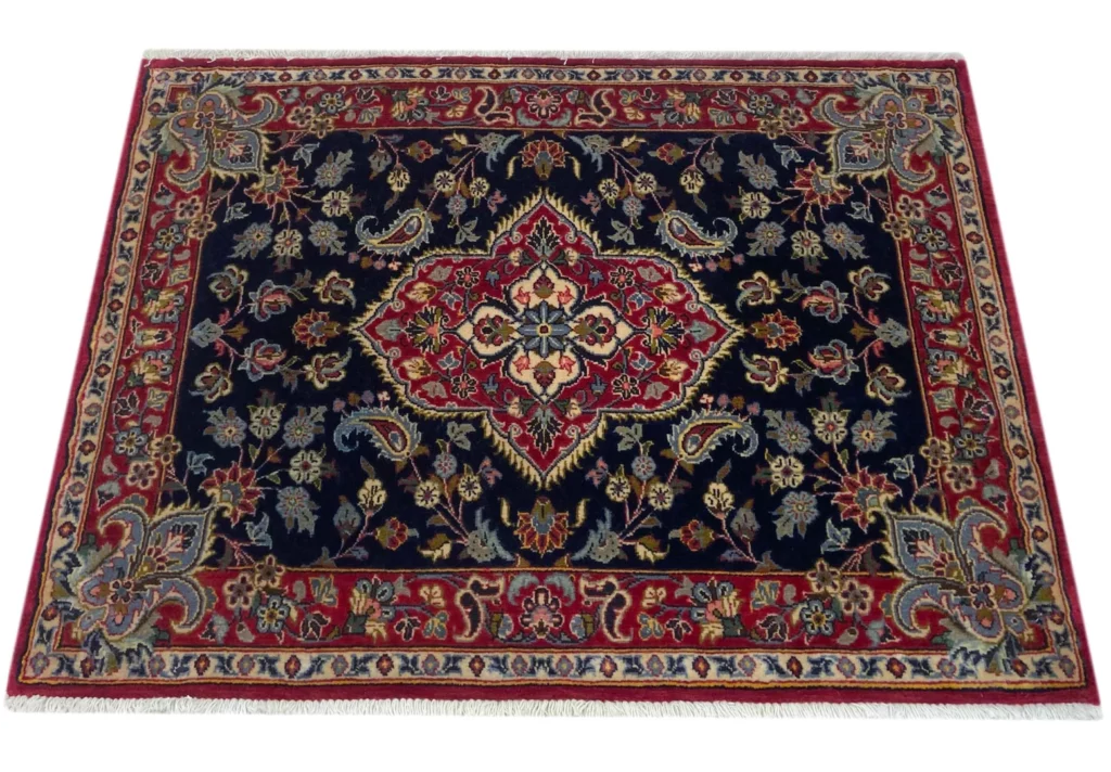 Persian Rug Kashan 75 x 100 cm Wool Hand-knotted