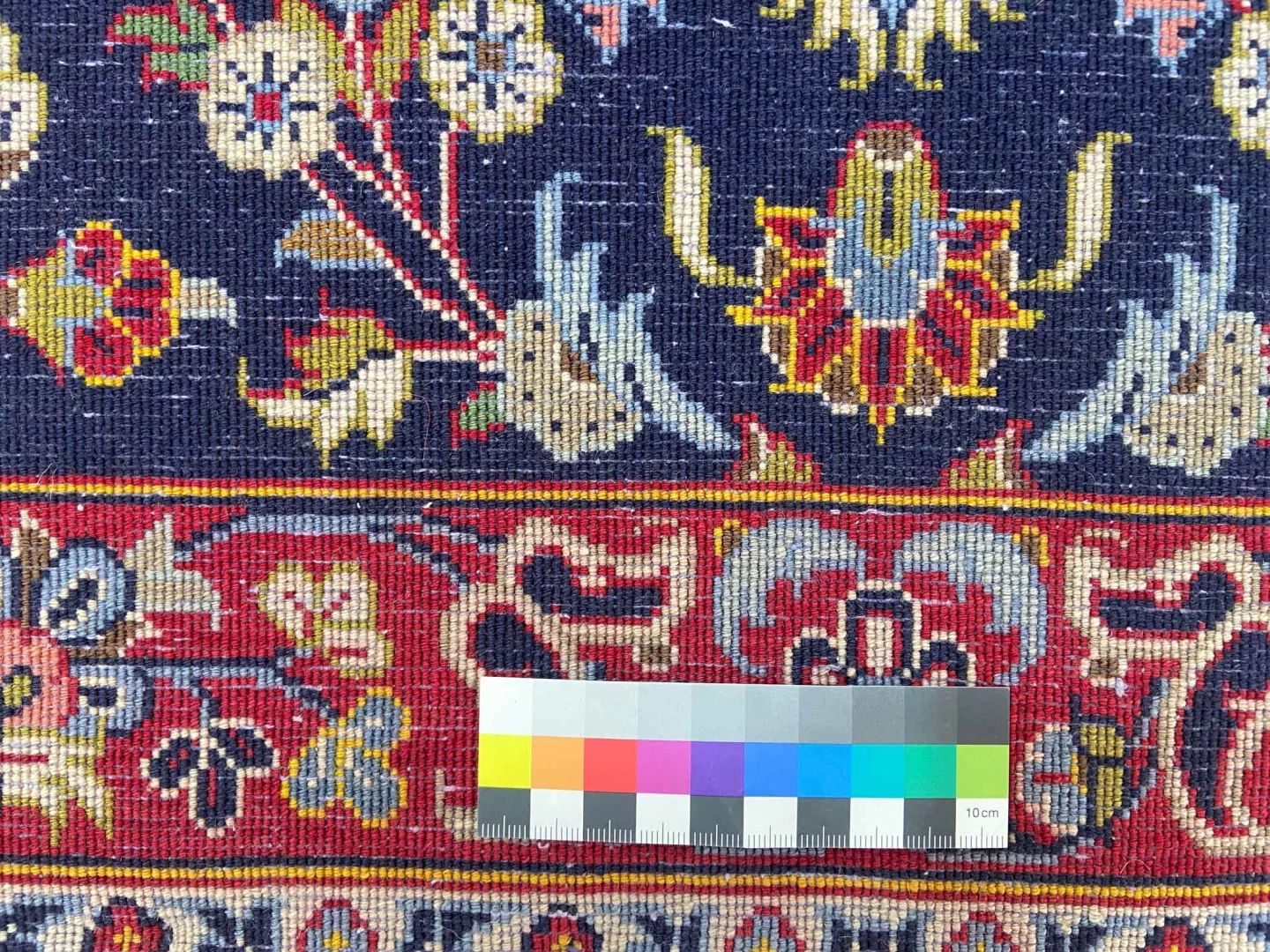 Persian Rug Kashan 75 x 100 cm Wool Hand-knotted