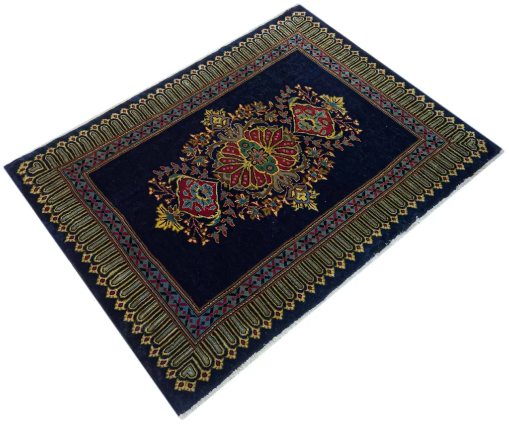 Persian Rug Kashan 80 x 104 cm Wool Hand-knotted