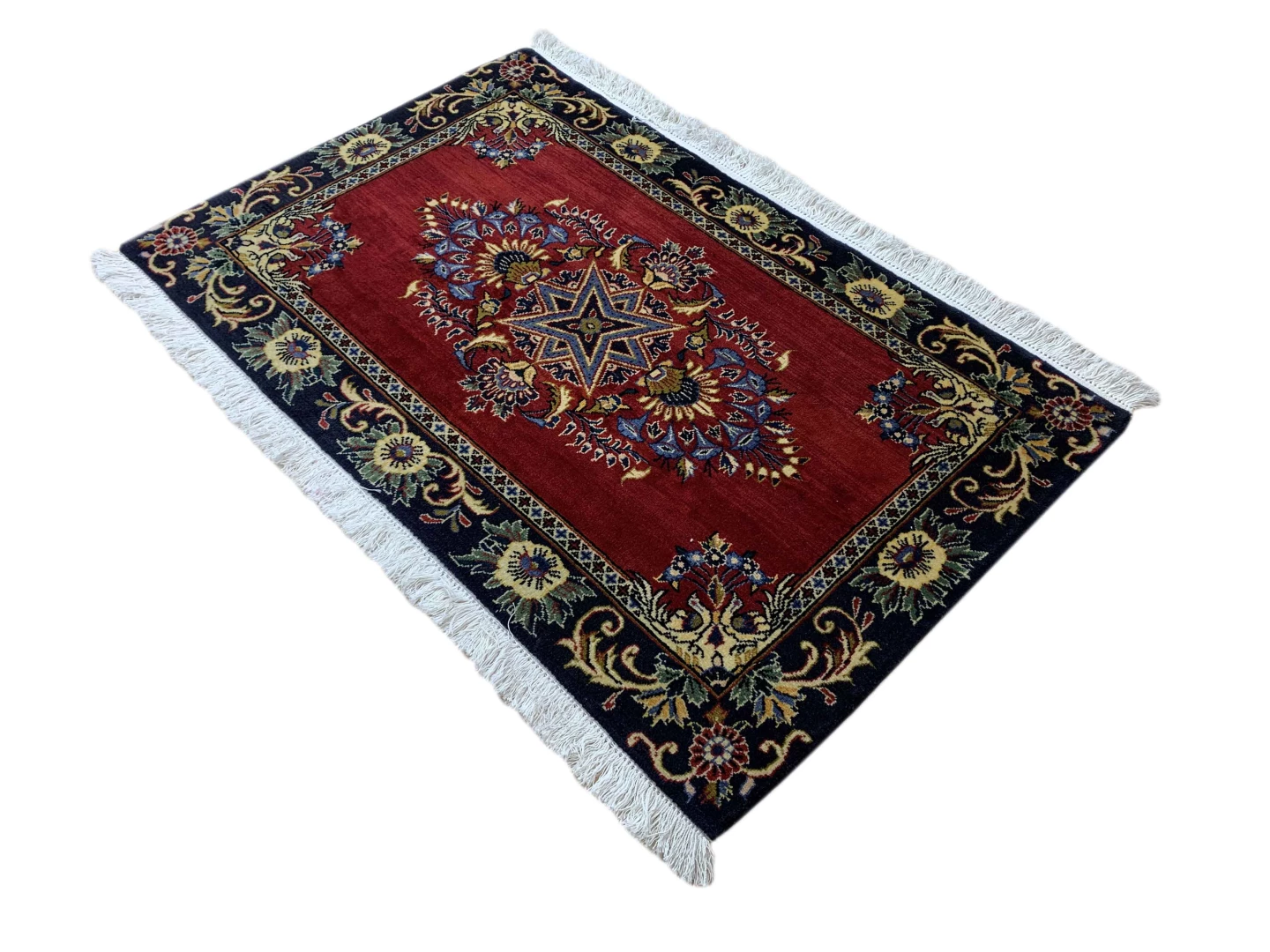 Persian Rug Kashan 98 x 63 cm Wool Hand-knotted