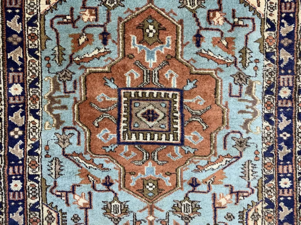 klassischer-meshkin-orientteppich-107x66-cm-120000-knoten-handgeknupft-4 Persian Rug Meshkin 107x66 cm Wool Hand-knotted