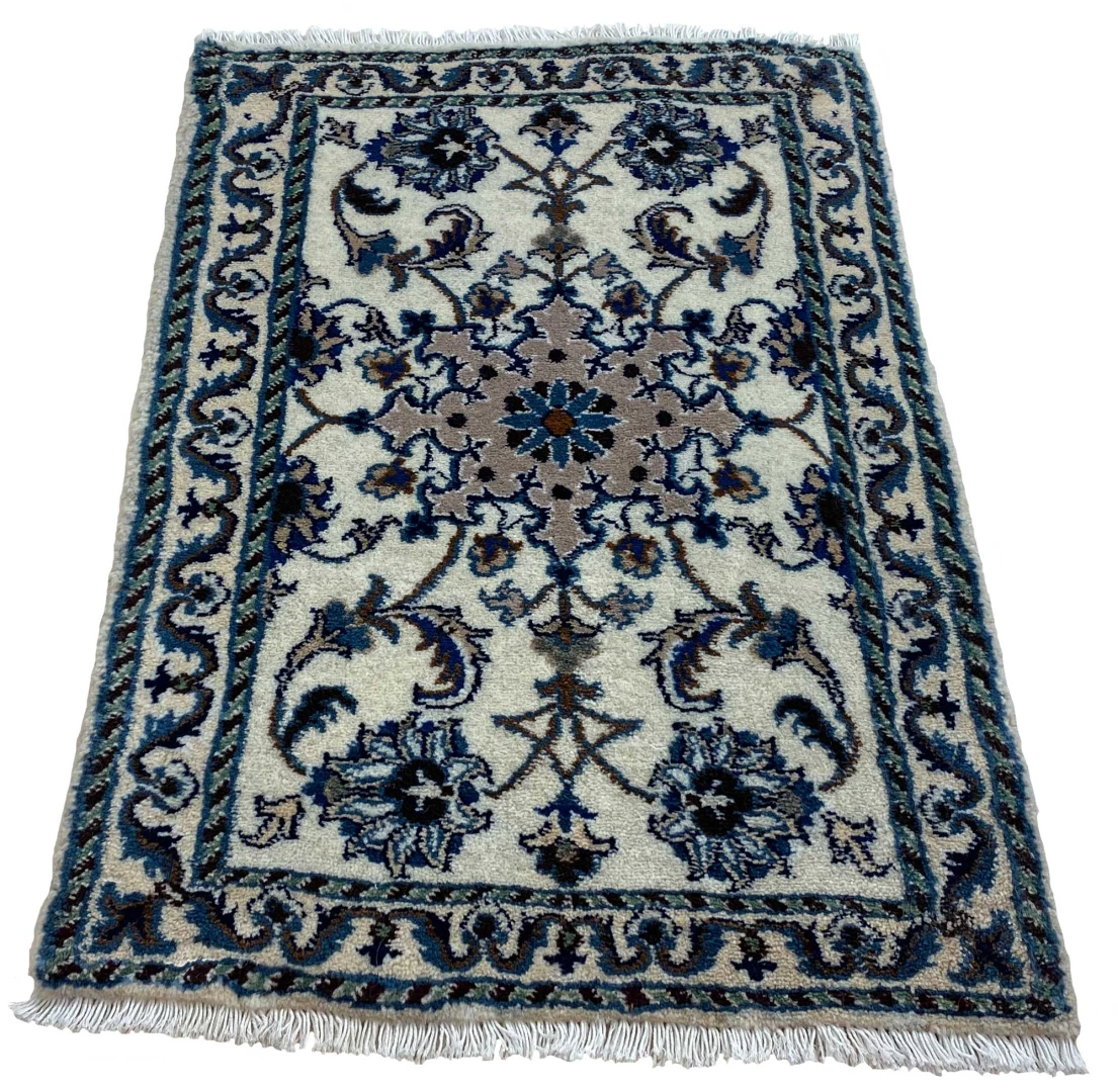 Persian Rug Nain 90 x 60 cm Wool Hand-knotted