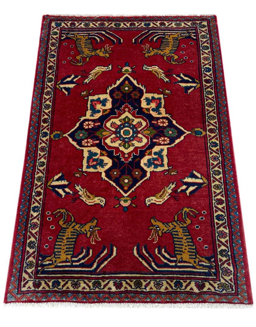 Persian Rug Sarouk 110 x 68 cm Wool Hand-knotted