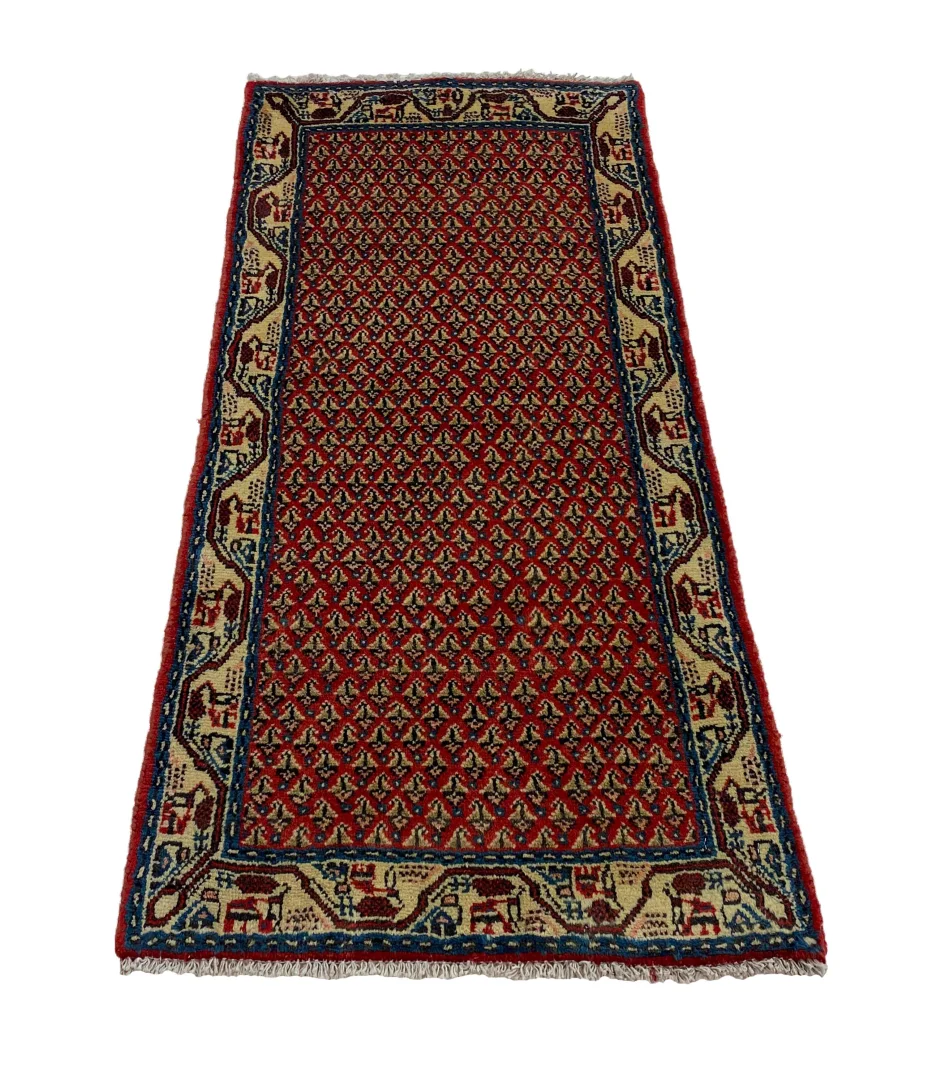 Persian Rug Sarouk 120 x 58 cm Wool Hand-knotted