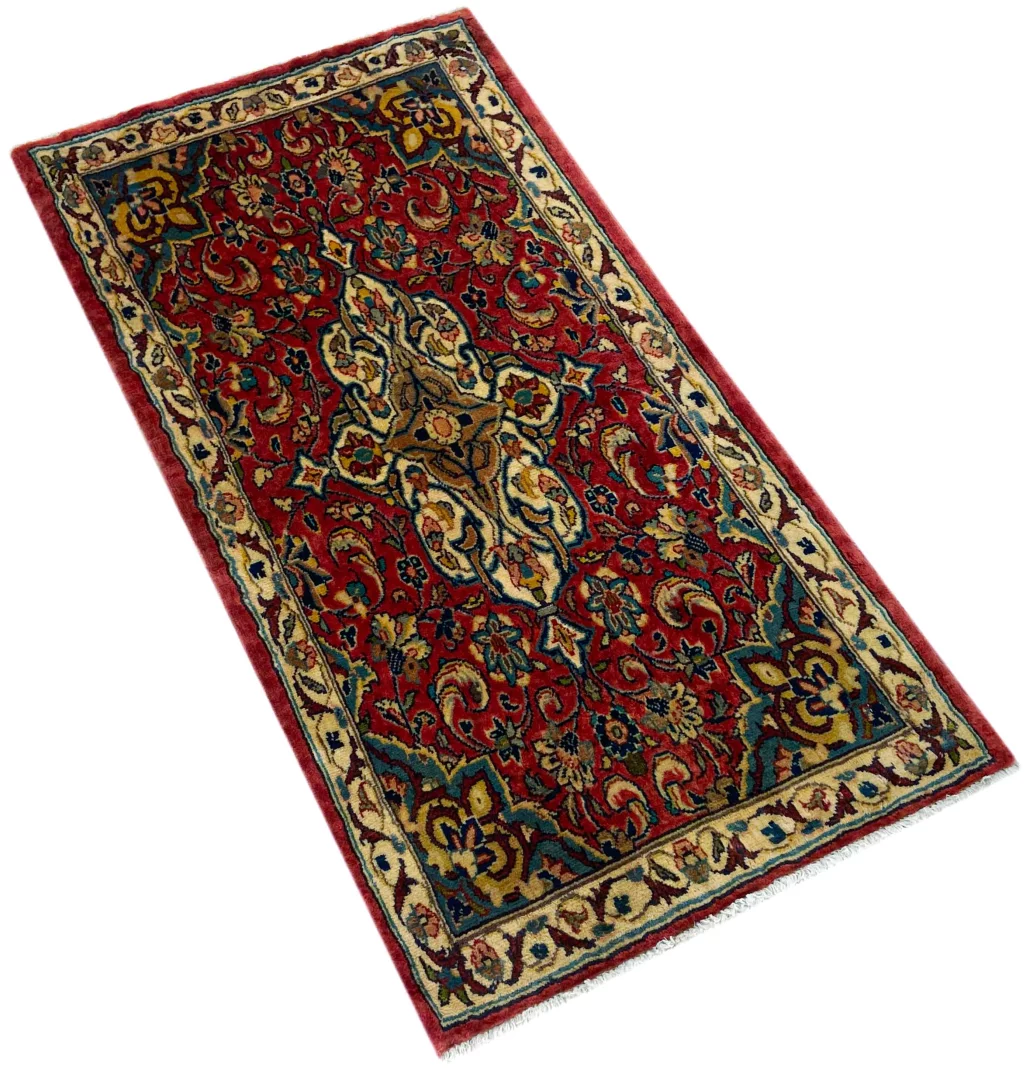 Persian Rug Sarouk 124 x 64 cm Wool Hand-knotted