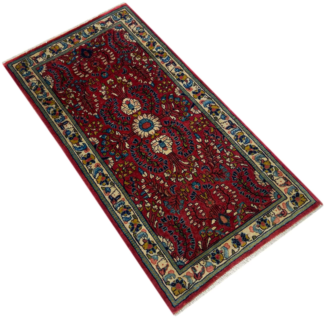 Persian Rug Sarouk 125 x 66 cm Hand-knotted