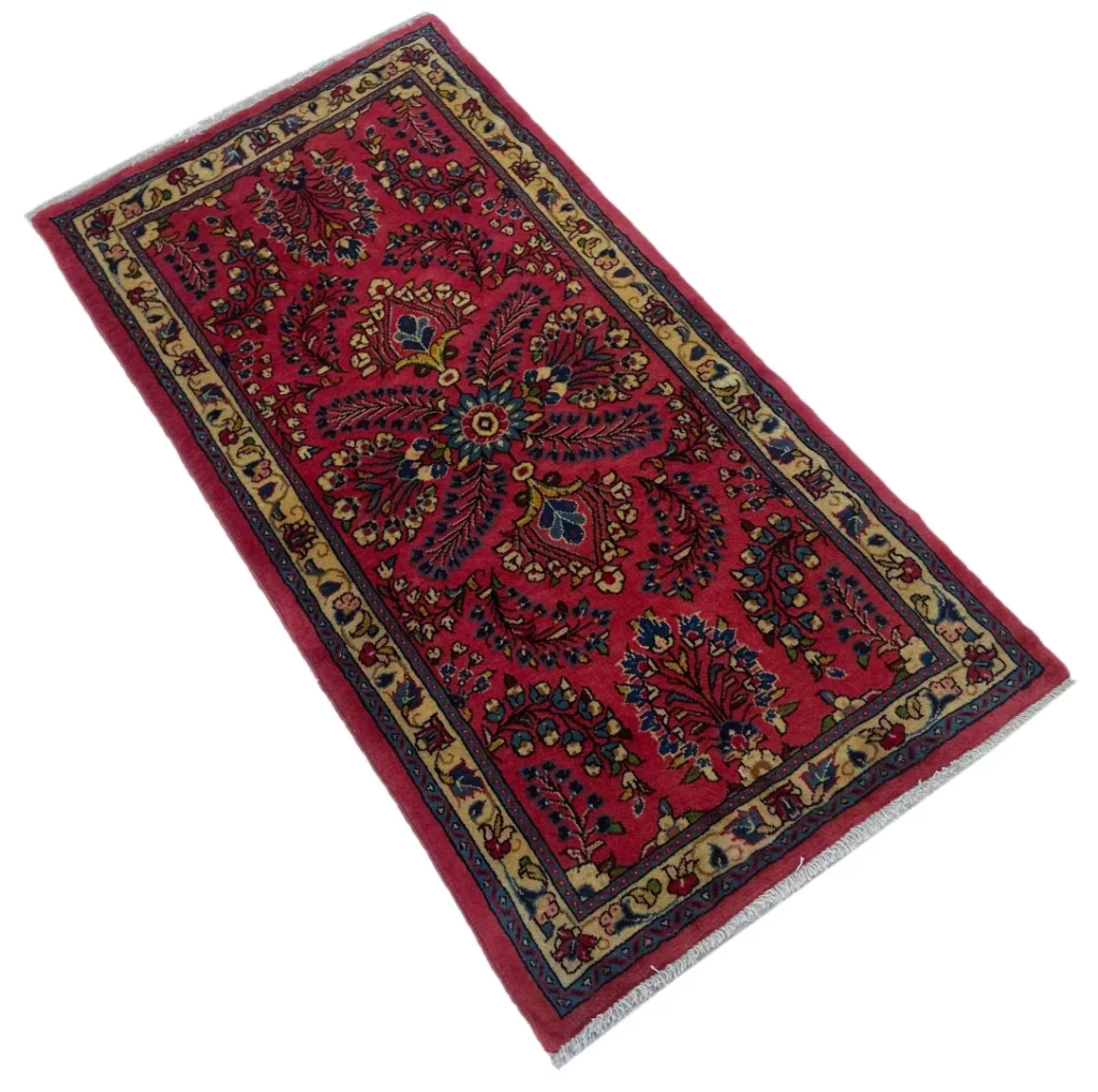 Persian Rug Sarouk 129 x 68 cm Wool Hand-knotted