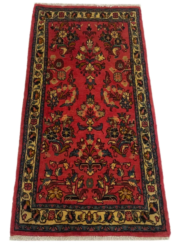 Persian Rug Sarouk 130 x 65 cm Hand-knotted