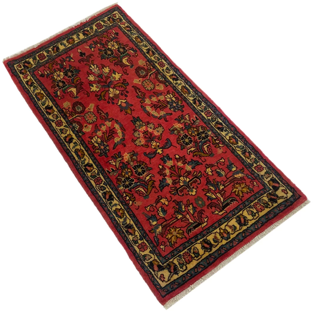 Persian Rug Sarouk 130 x 65 cm Hand-knotted
