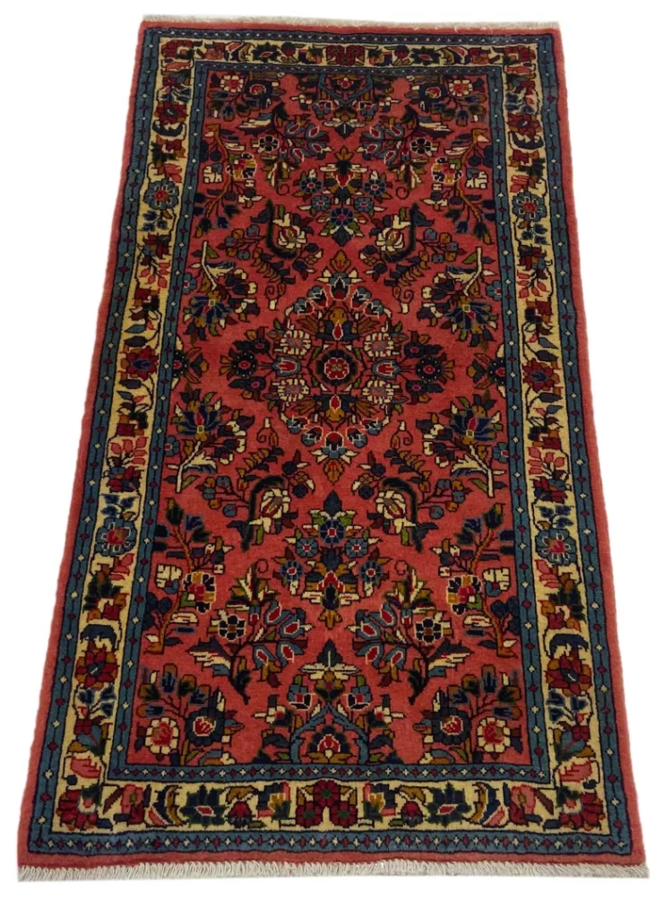 Persian Rug Sarouk 130 x 69 cm Wool Hand-knotted