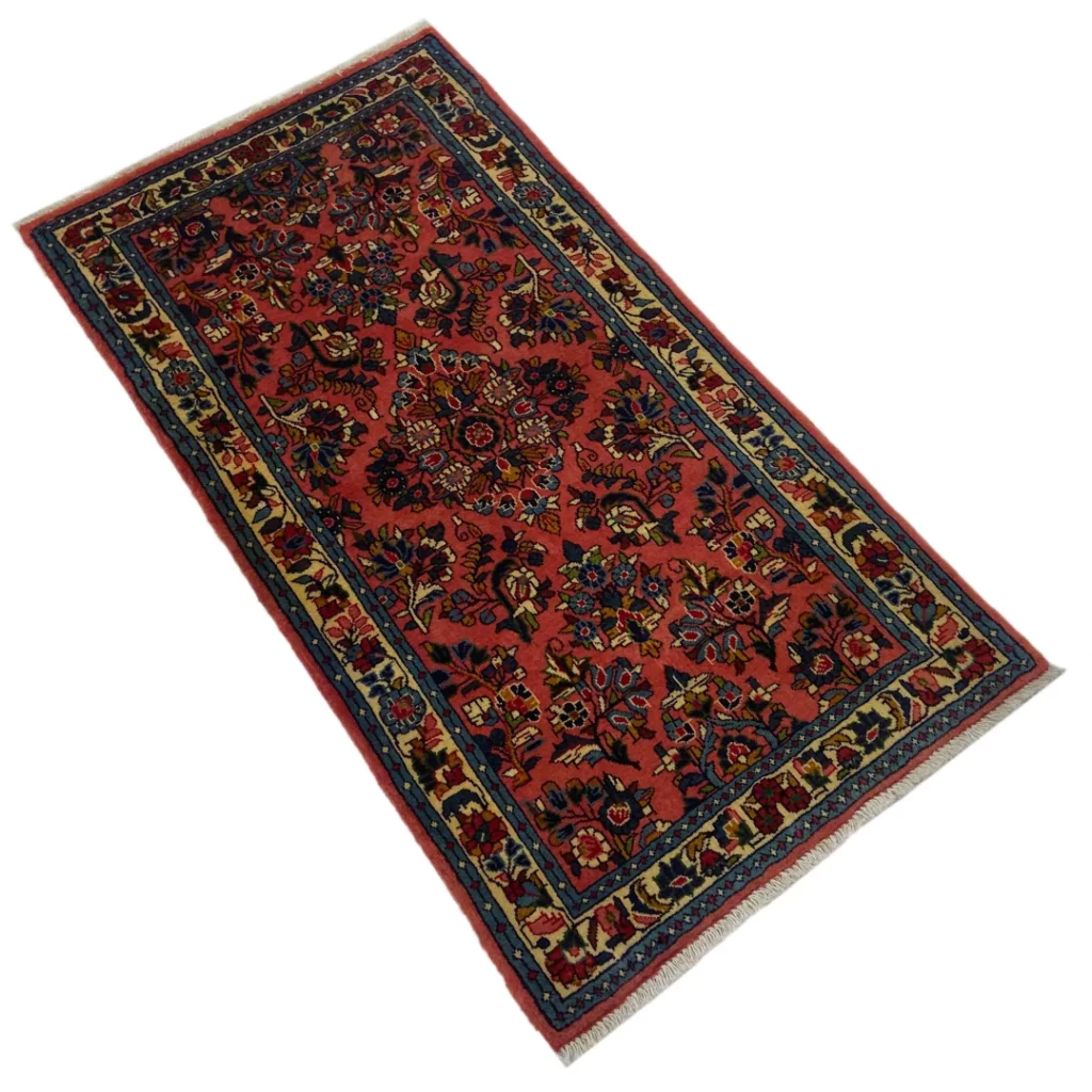 Persian Rug Sarouk 130 x 69 cm Wool Hand-knotted