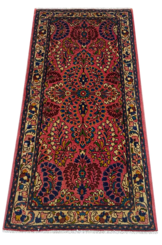Persian Rug Sarouk 135 x 65 cm Wool Hand-knotted