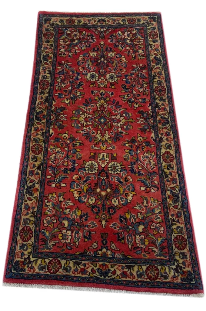 Persian Rug Sarouk 137 x 64 cm Wool Hand-knotted