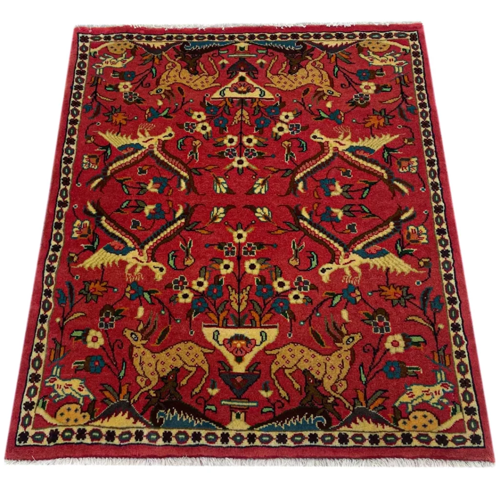 Persian Rug Sarouk 96 x 83 cm Wool Hand-knotted
