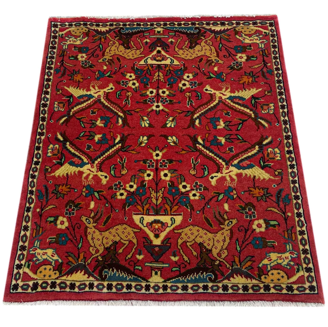 Persian Rug Sarouk 96 x 83 cm Wool Hand-knotted