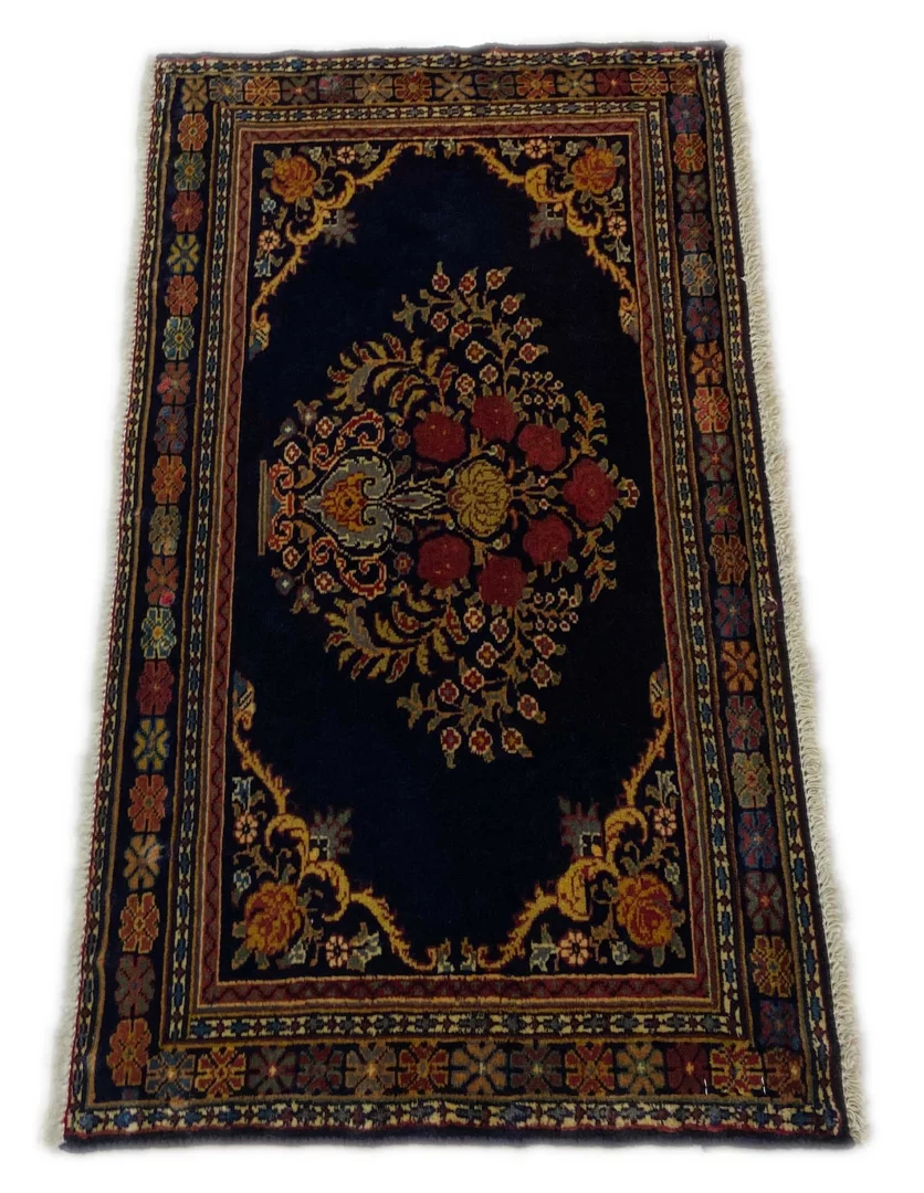 Persian Rug Turkmen 107 x 58 cm Wool Hand-knotted