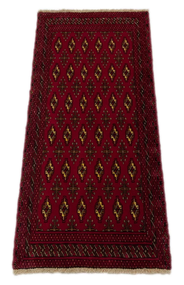 Persian Rug Turkmen 113 x 53 cm Wool Hand-knotted