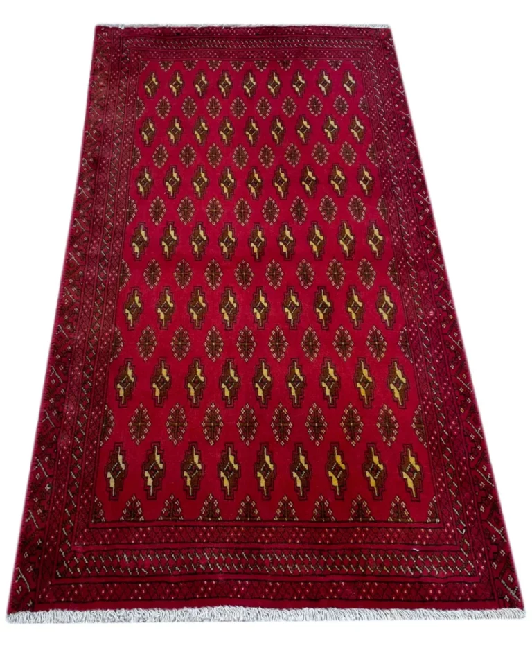Persian Rug Turkmen 129 x 64 cm Wool Hand-knotted