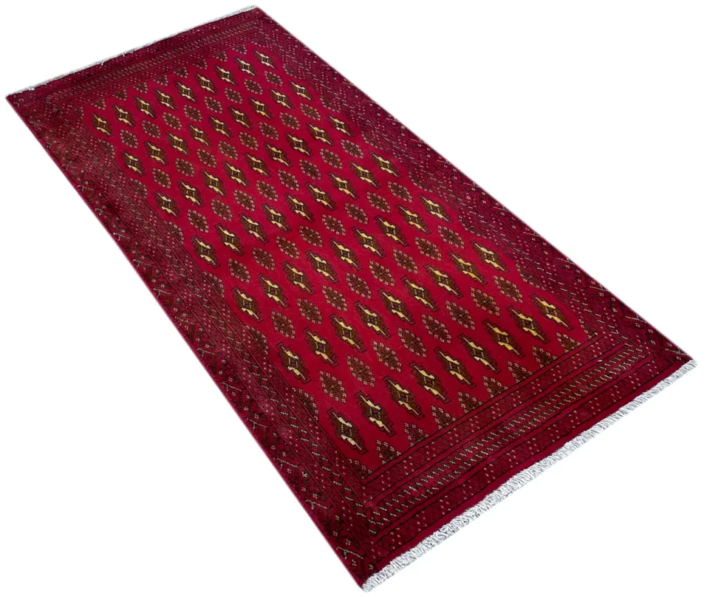 Persian Rug Turkmen 129 x 64 cm Wool Hand-knotted