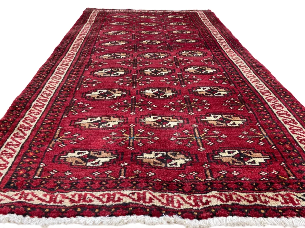 Persian Rug Turkmen 135 x 75 cm Wool Hand-knotted