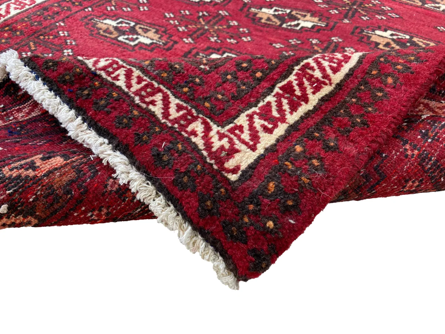 Persian Rug Turkmen 135 x 75 cm Wool Hand-knotted