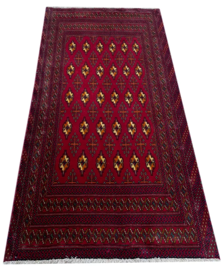 Persian Rug Turkmen 150 x 72 cm Wool Hand-knotted
