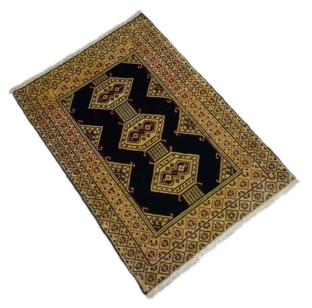 turkman-orientteppich-81-x-58-cm-200000-knoten-m-handgeknupft-2 Persian Rug Turkmen 81 x 58 cm Wool Hand-knotted